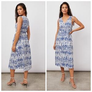 Rails midi dress Constantine Cobalt shibori blue sleeveless organic cotton